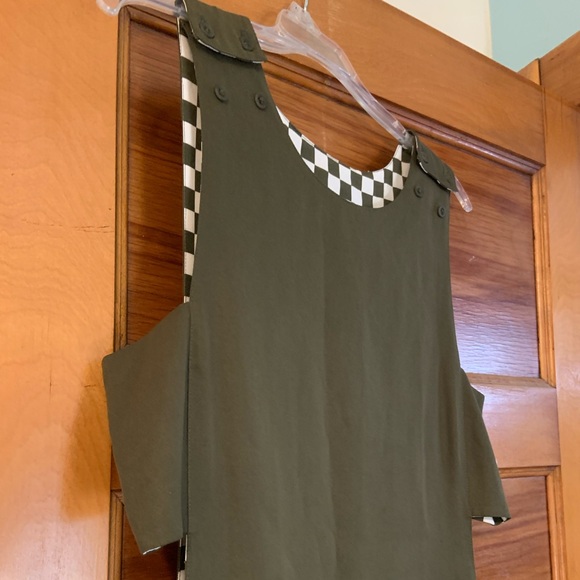 Vetta reversible jumper dress black/white/green - Picture 2 of 4